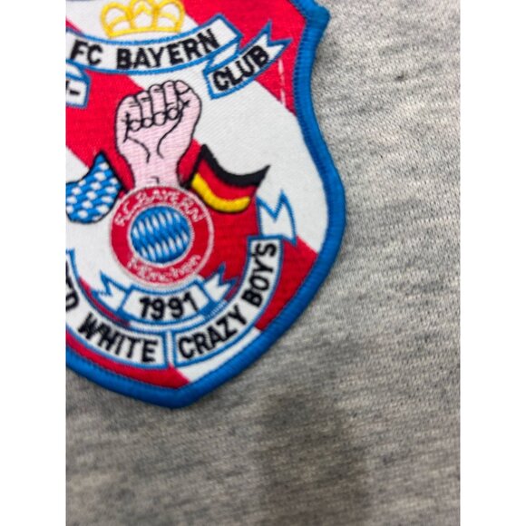 FC Bayern Fan Club Red White Crazy Boys 1991 Logo Patch - Picture 5 of 5